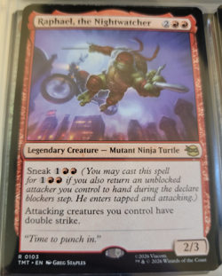 Raphael, the Nightwatcher # 103 - TMNT - TMT - MTG Cards Magic The Gathering - Image 1