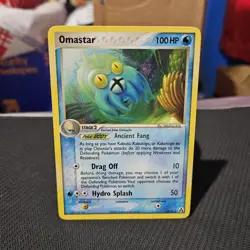 Omastar Pokemon TCG EX Legend Maker Non-Holo Rare Card #23/92 - Image 1