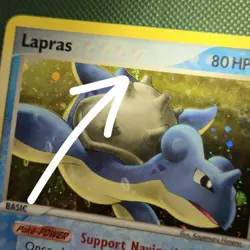 FART SWIRL 🌀💫 Lapras 8/92 EX Legend Maker Holo Rare 2006 Nintendo Pokemon Card - Image 1