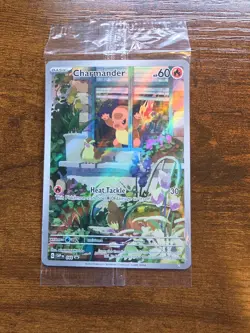 Charmander 044 Sv: Scarlet & Violet Promo Cards Holo Still In Wrapping. - Image 2