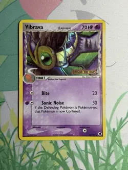 Vibrava 42/101 Reverse Holo Stamped Pokemon TCG Card EX Dragon Frontiers 2006 HP - Image 2