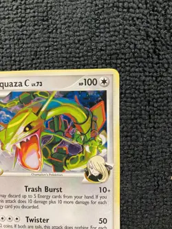 Rayquaza C 8/147 Supreme Victors Holo Rare Vintage Pokemon Card Platinum LP 2009 - Image 4