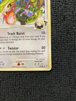 Rayquaza C 8/147 Supreme Victors Holo Rare Vintage Pokemon Card Platinum LP 2009 - Image 5