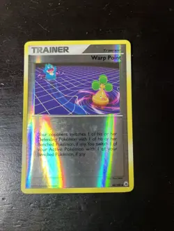 Pokemon TCG Trainer Card Warp Point Reverse Holo 88/100 Majestic Dawn Pokemon! - Image 1
