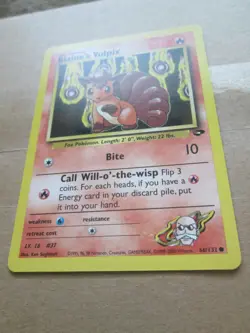 Blaine's Vulpix - 66/132 - Common WOTC TCG—Gym Challenge Pokemon Card - Image 5