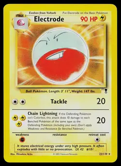 Pokemon Card - Electrode Legendary Collection 22/110 Rare - Image 1