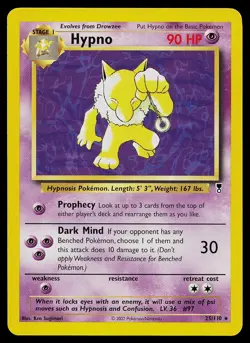 Pokemon Card - Hypno Legendary Collection 25/110 Rare - Image 1