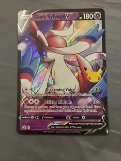 Pokemon Dark Sylveon V SWSH134 Jumbo Card Promo Holo Oversized - Image 2