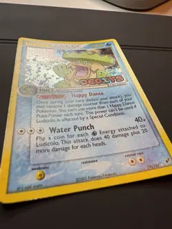 Pokemon TCG Ludicolo 19/107 EX Deoxys 2005 Reverse Holo Stamped Rare Card MP - Image 3