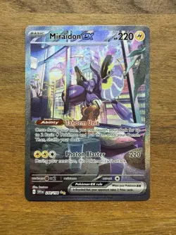 Miraidon ex 244/198 Scarlet & Violet Base Special Illustration Rare Pokemon NM - Image 1