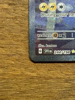 Miraidon ex 244/198 Scarlet & Violet Base Special Illustration Rare Pokemon NM - Image 5