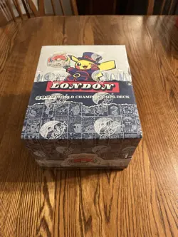 POKEMON London 2022 World Championship Deck Display Set of 4 Sealed - Image 3