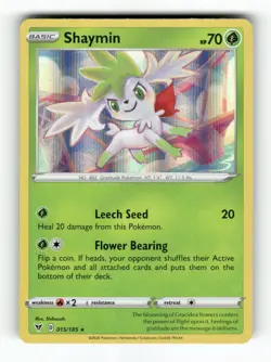 Shaymin - 015/185 - Vivid Voltage - Pokemon - Rare - Holo NM - Image 1