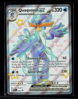 Pokemon 2024 Paldean Fates Quaquaval EX #SVP EN 084 - Image 1
