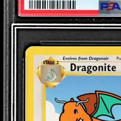 1999 Pokemon Wizards Of The Coast Black Star Promo Dragonite PSA 8 First Movie - Image 4