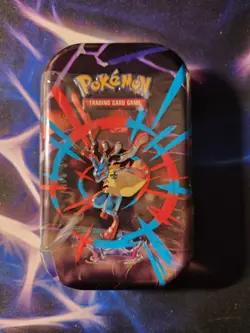 Pokemon TCG - Mega Heroes Mini Tin Lucario - Image 1