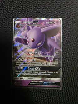 Pokemon Espeon GX Holo Ultra Rare Sun & Moon Base Set 61/149 NM - Image 1