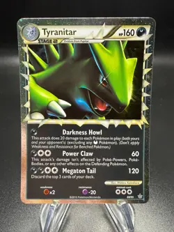Pokemon Unleashed TYRANITAR PRIME Ultra Rare #88/95 1 - Image 1