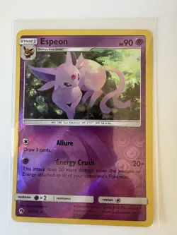 Espeon 89/214 R Lost Thunder Pokemon Reverse Holo Pokemon TCG LP - Image 2