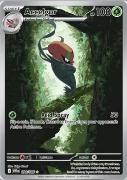 Accelgor Illustration Rare - Pokemon White Flare 094/086 - Image 1