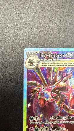 Pokemon - 240/191 Hydreigon ex SV08 Surging Sparks Special Illustration Rare TCG - Image 3