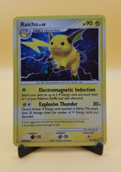 Raichu 15/123 - Pokemon - Rare Holo Swirl - Mysterious Treasures - (LP) - Image 2