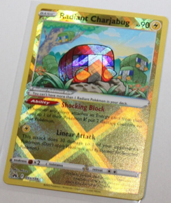 Pokemon 2023 Crown Zenith Radiant Charjabug #051/159 Holo RARE - Image 2