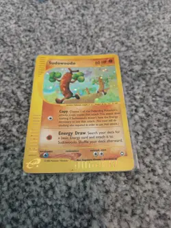 Pokemon TCG Sudowoodo Aquapolis Holo Rare Card H24/H32 - Image 1