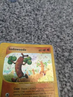 Pokemon TCG Sudowoodo Aquapolis Holo Rare Card H24/H32 - Image 2