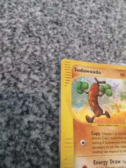 Pokemon TCG Sudowoodo Aquapolis Holo Rare Card H24/H32 - Image 3
