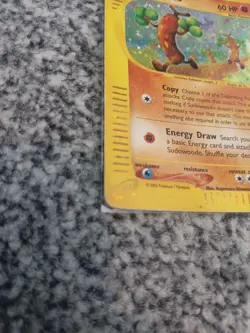 Pokemon TCG Sudowoodo Aquapolis Holo Rare Card H24/H32 - Image 5