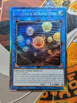 Hieratic Seal of the Heavenly Sphere’s RA02-EN039 Collector’s Rare 1st Ed - Image 1