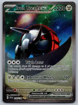 Pokemon Iron Treads ex Rare SV01: Scarlet & Violet Base Set 248/198 NM - Image 1