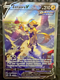 Pokemon Zeraora V 166/198 Chilling Reign Ultra Rare Holo - NM - Image 1