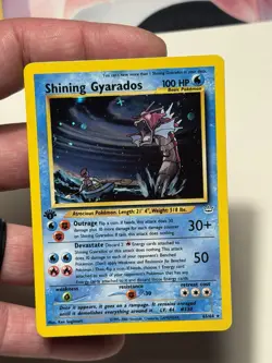 Shining Gyarados 1st Edition #65 Neo Revelation Holo Rare Pokemon - NM - Image 1