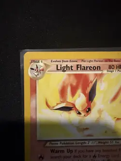 The Pokemon Company Light Flareon Uncommon 46/105 80 HP English - Image 3