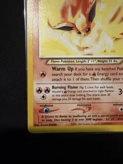 The Pokemon Company Light Flareon Uncommon 46/105 80 HP English - Image 4