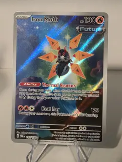 Iron Moth 187/182 Illustration Rare Paradox Rift Pokemon Near Mint - Image 1