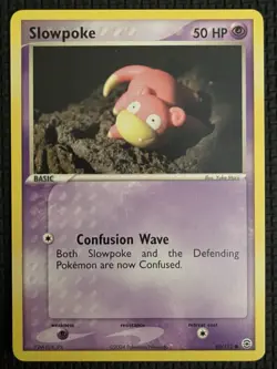Pokemon TCG Slowpoke 80/112 EX FireRed & LeafGreen Regular Common 2004 English - Image 1