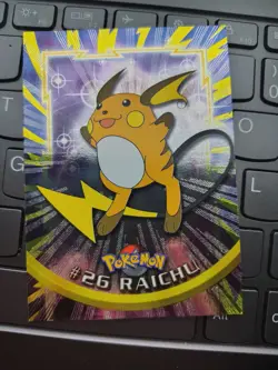 Topps TV Animation Edition Raichu #26 Foil Pokemon Card English 1999 - Image 2