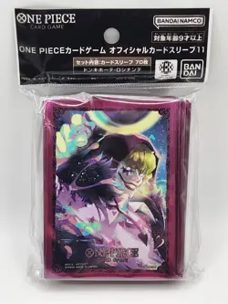 One Piece TCG Card Sleeves Set 11 70ct Donquixote Rosinante New Sealed - Image 1