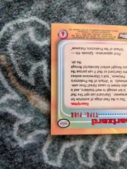 1999 Topps Pokemon Charizard - #06 - Non-Holo TV Series 1 Blue Logo NM - Image 4