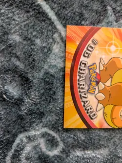 1999 Topps Pokemon Charizard - #06 - Non-Holo TV Series 1 Blue Logo NM - Image 5