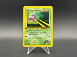 Sabrina's Venonat 96/132 1st Edition | Gym Heroes Pokemon Vintage WOTC - NM/LP - Image 1