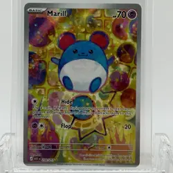 Pokemon TCG Ascended Heros Marill #232/217 Illustration Rare NM - Image 1