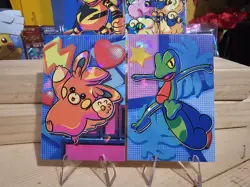 Pokemon Electric Pika Card Database - Electabuzz Mareep Treecko Mix - Lot Of 4 - Image 4