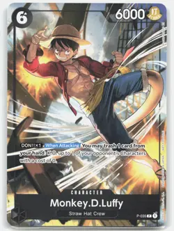 Monkey.D.Luffy (Pirates Party Vol. 3) P-035 PR One Piece Promo English NM - Image 1