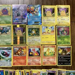 Pokemon Mixed Card Lot 185 Cards Uncommon Random Played Used Most From 2016 - Image 3
