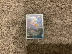 Joltaon Vmax Silver Foil Fan Art Vinyl Collector Pokemon Card Costumed - Image 1