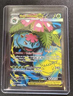 Mega Venusaur EX 155/132 Mega Evolution ENGLISH Pokemon TCG Card NM Ultra Rare - Image 2